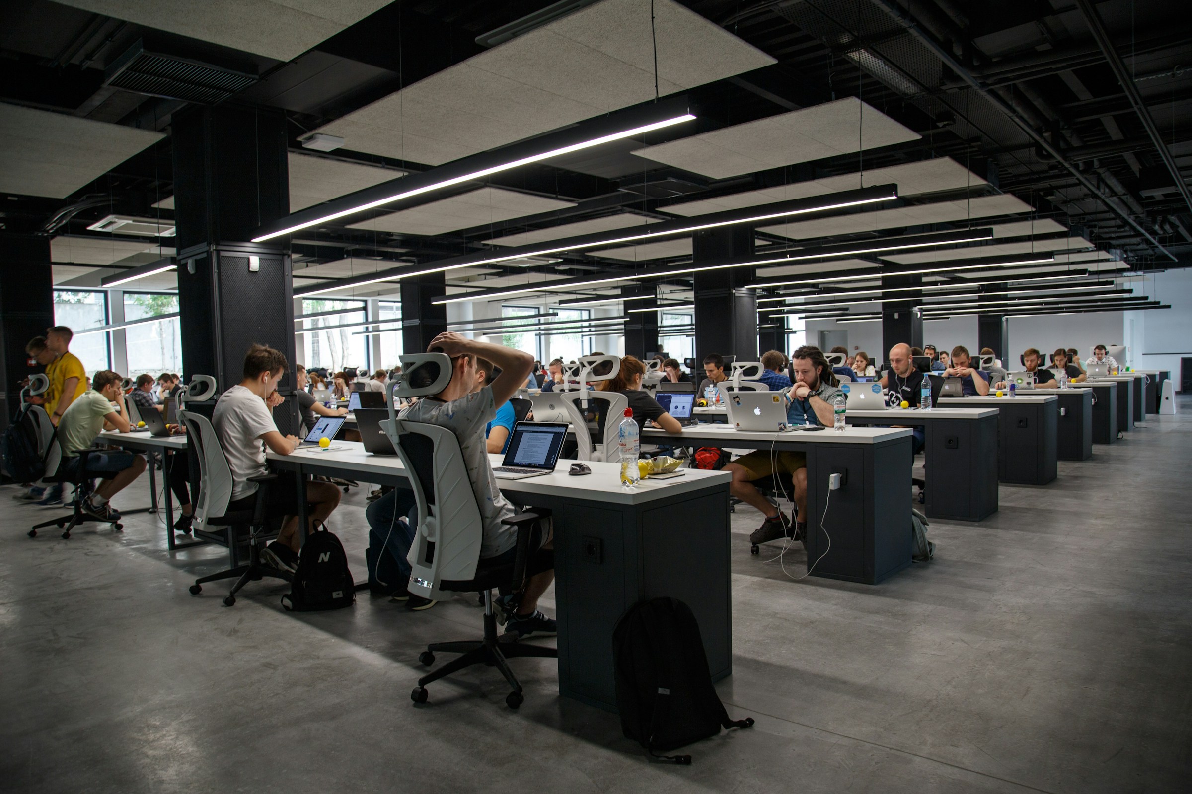 People in an office