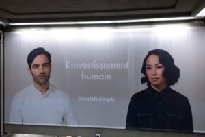 Une publicité de Wealthsimple fait jaser