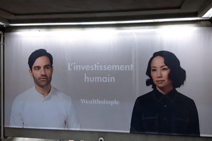 Une publicité de Wealthsimple fait jaser