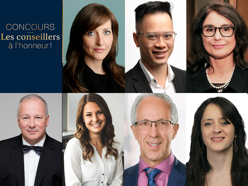 Encore un jury de qualité pour le concours Les conseillers à l’honneur!