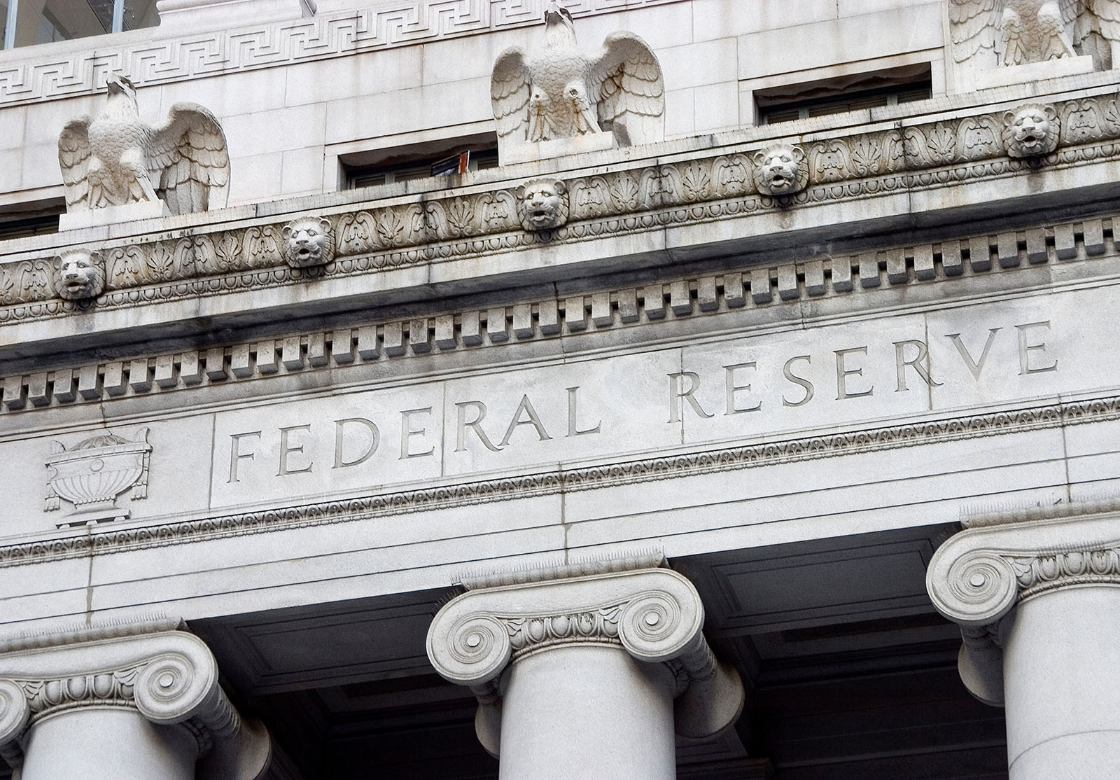 La façade de la Banque fédérale de réserve.